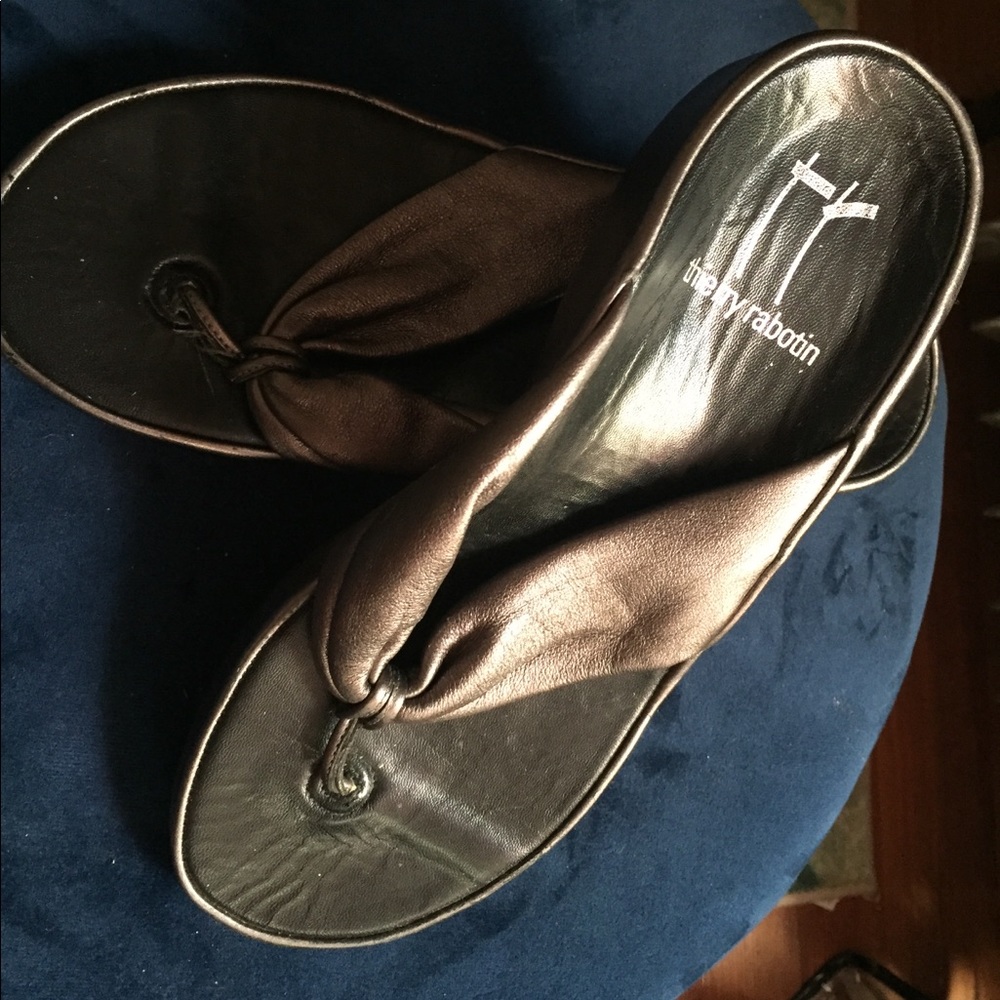 Thierry Rabotin leather sandal. Made in Italy.